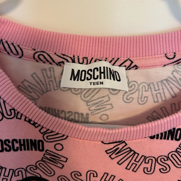 Moschino Teen Toy Bear All Over Print Tee And Skirt - Picture 3 of 9